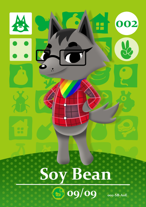 Animal Crossing YCH: Soy Bean the Wolf by YumiFoxtail -- Fur Affinity [dot]  net