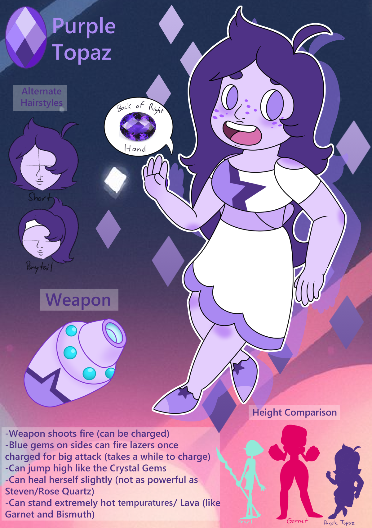crystal gems weapons
