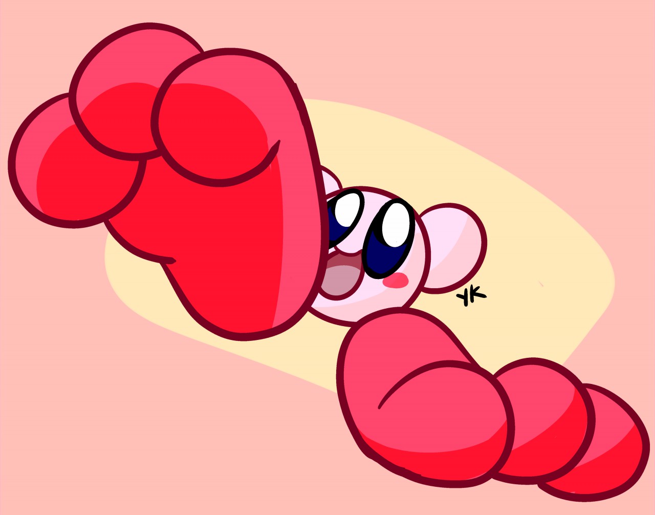 kirby hyper feet by YungKnight -- Fur Affinity [dot] net