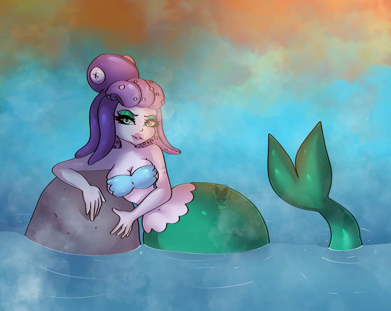 Cala Maria fanart by YurBiv -- Fur Affinity [dot] net