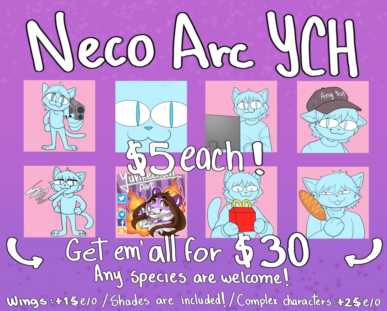 NECO-ARC YCH by Yurikechan -- Fur Affinity [dot] net