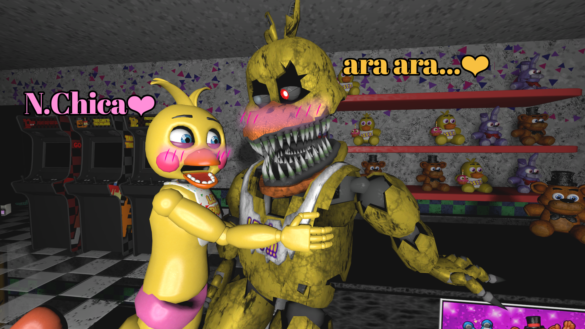 Nightmare Toy Chica (Model by me)