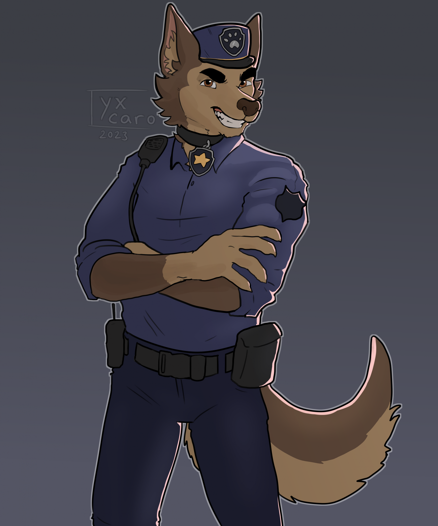 Chase - Paw Patrol Fanart