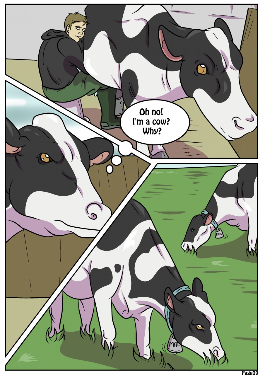 Порно комикс с коровой фото 56
