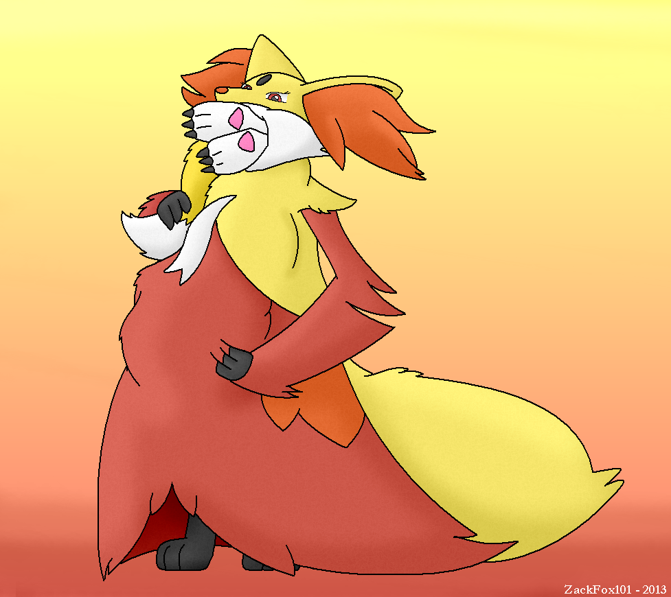 :Vore: Delphox voring for the very first time. 