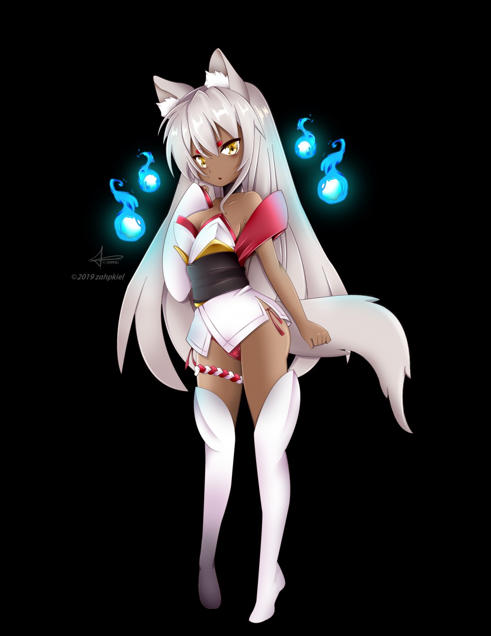 Monster girl kitsune