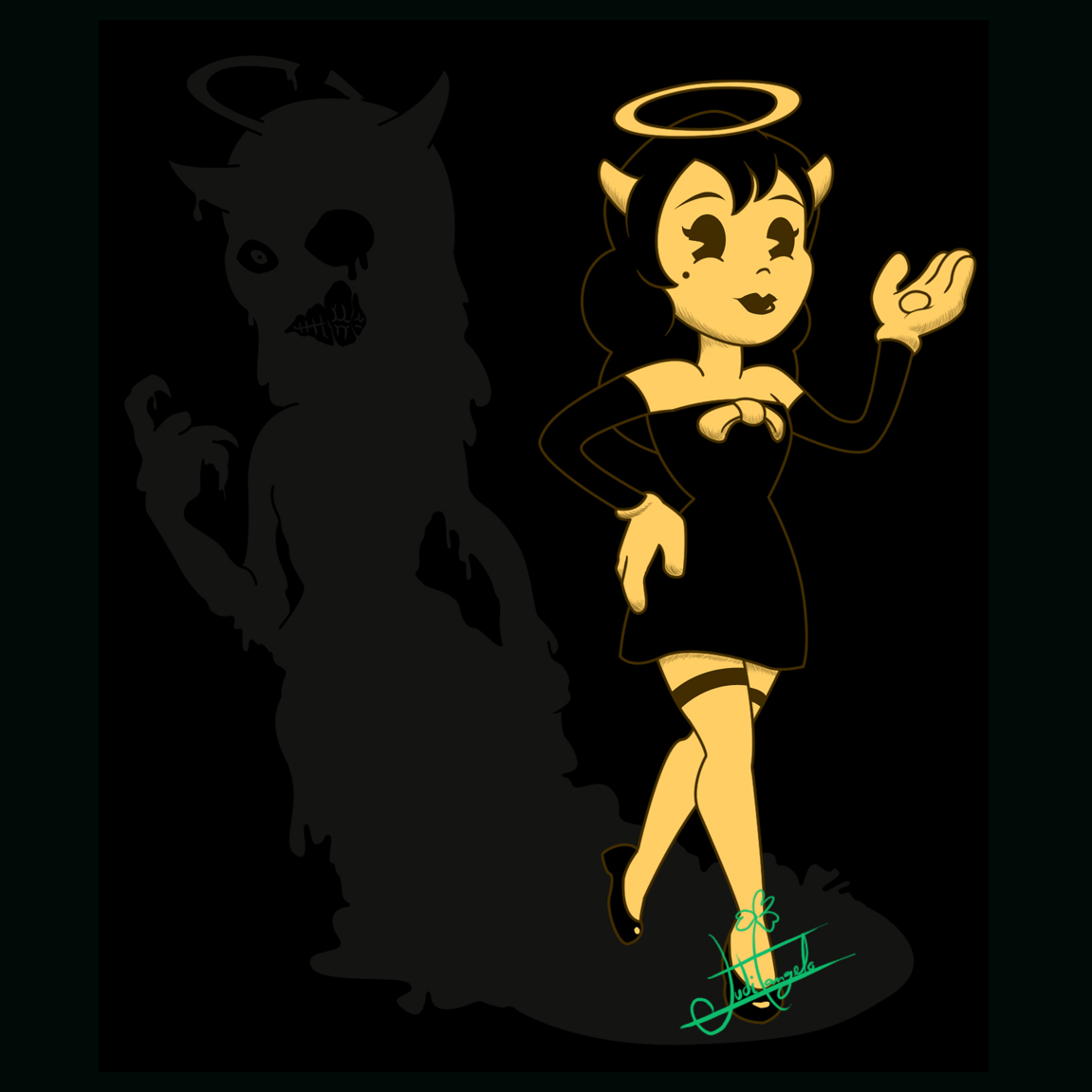 Alice Angel the ink corrupted Angel Bendy by Zanthia -- Fur Affinity [dot]  net