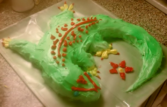 Reptile Cake | This cake was made for my gorgeous nephew Har… | Flickr