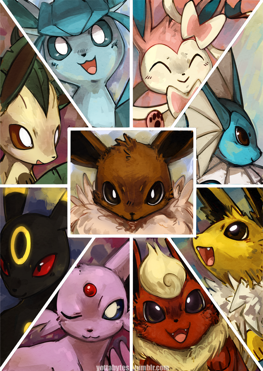 208813 - safe, artist:jadeeniebeanies, eeveelution, fictional