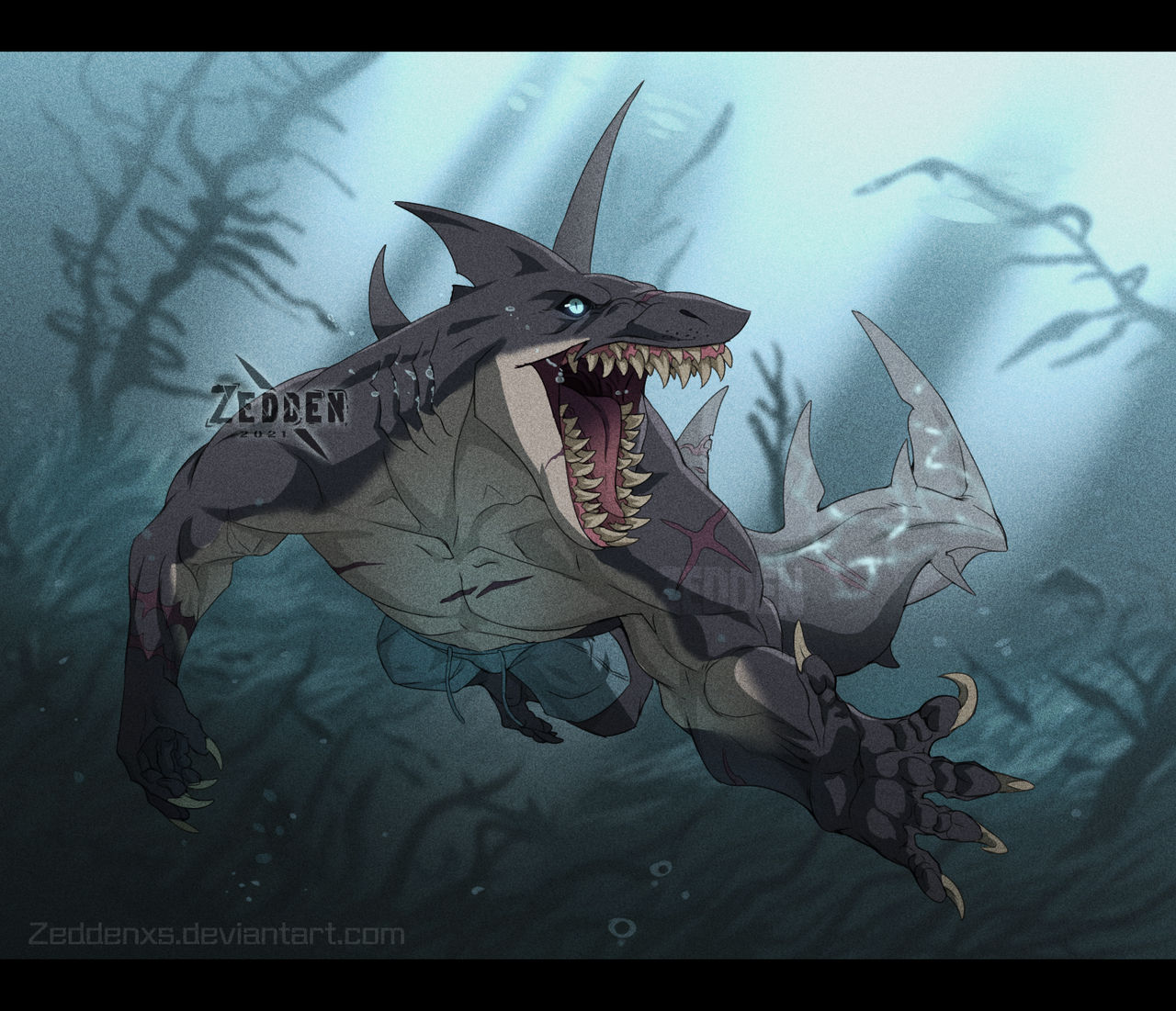 fantasy shark by Schmuseleopard -- Fur Affinity [dot] net