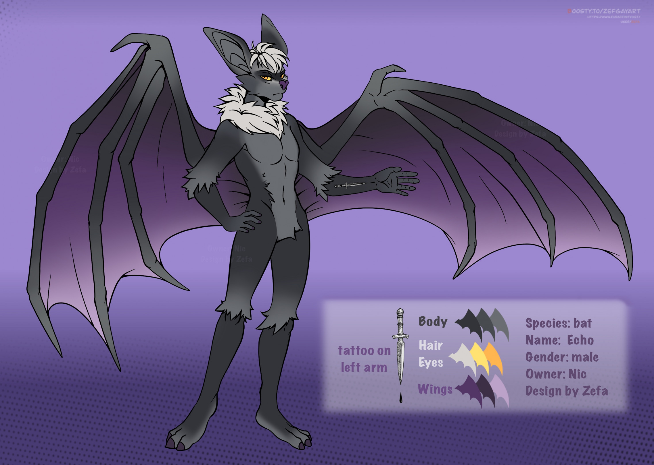 Commission: False the Bat VTuber by lucheek -- Fur Affinity [dot] net