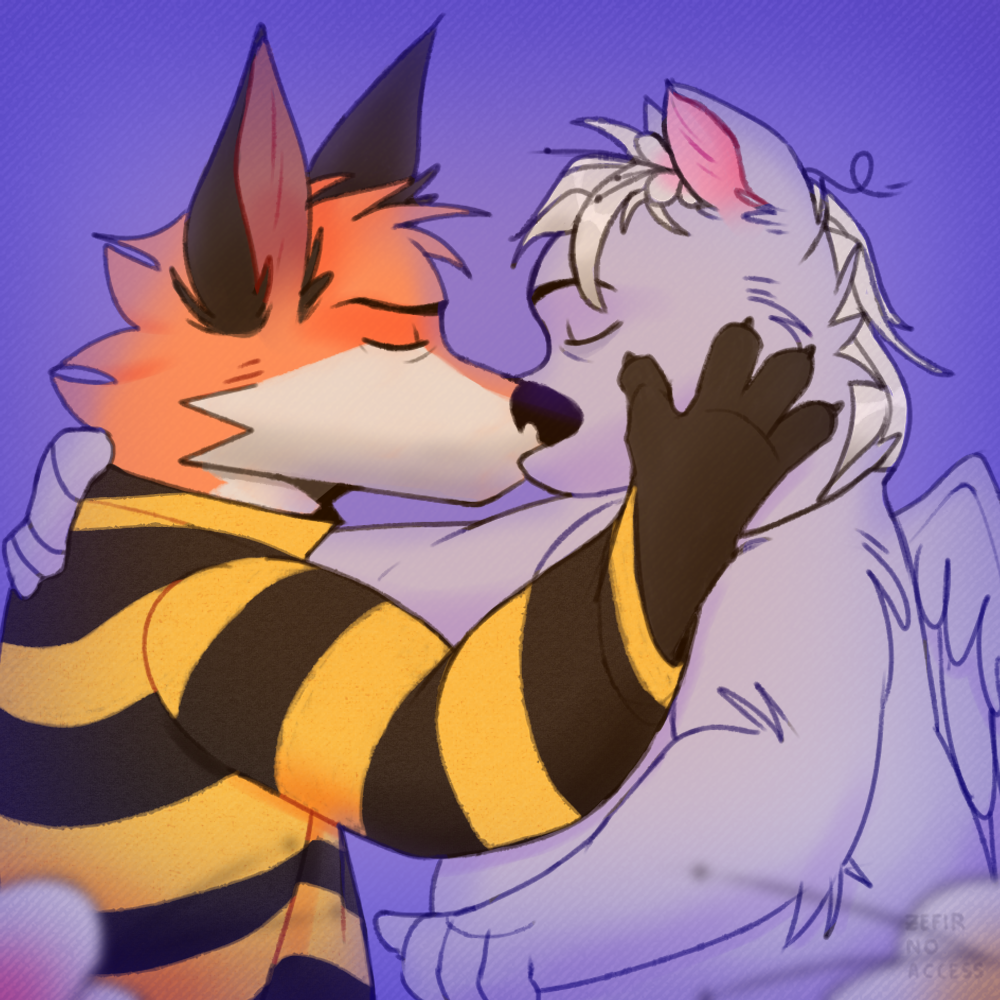 A kiss before going to bed by Zefir_No_Access -- Fur Affinity [dot] net