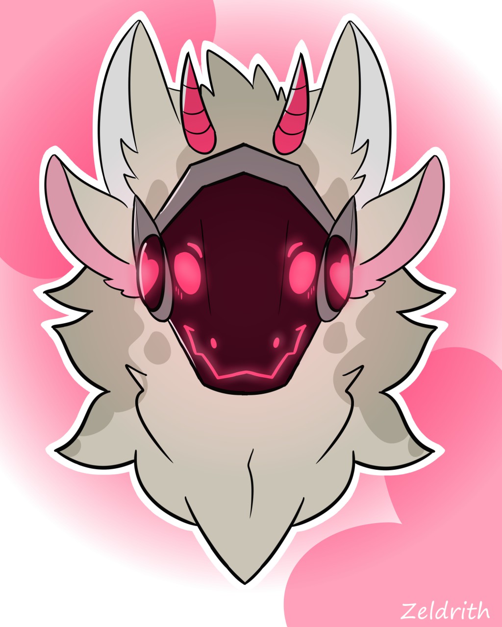 Protogen Headshot 6 By Zeldrith Fur Affinity Dot Net