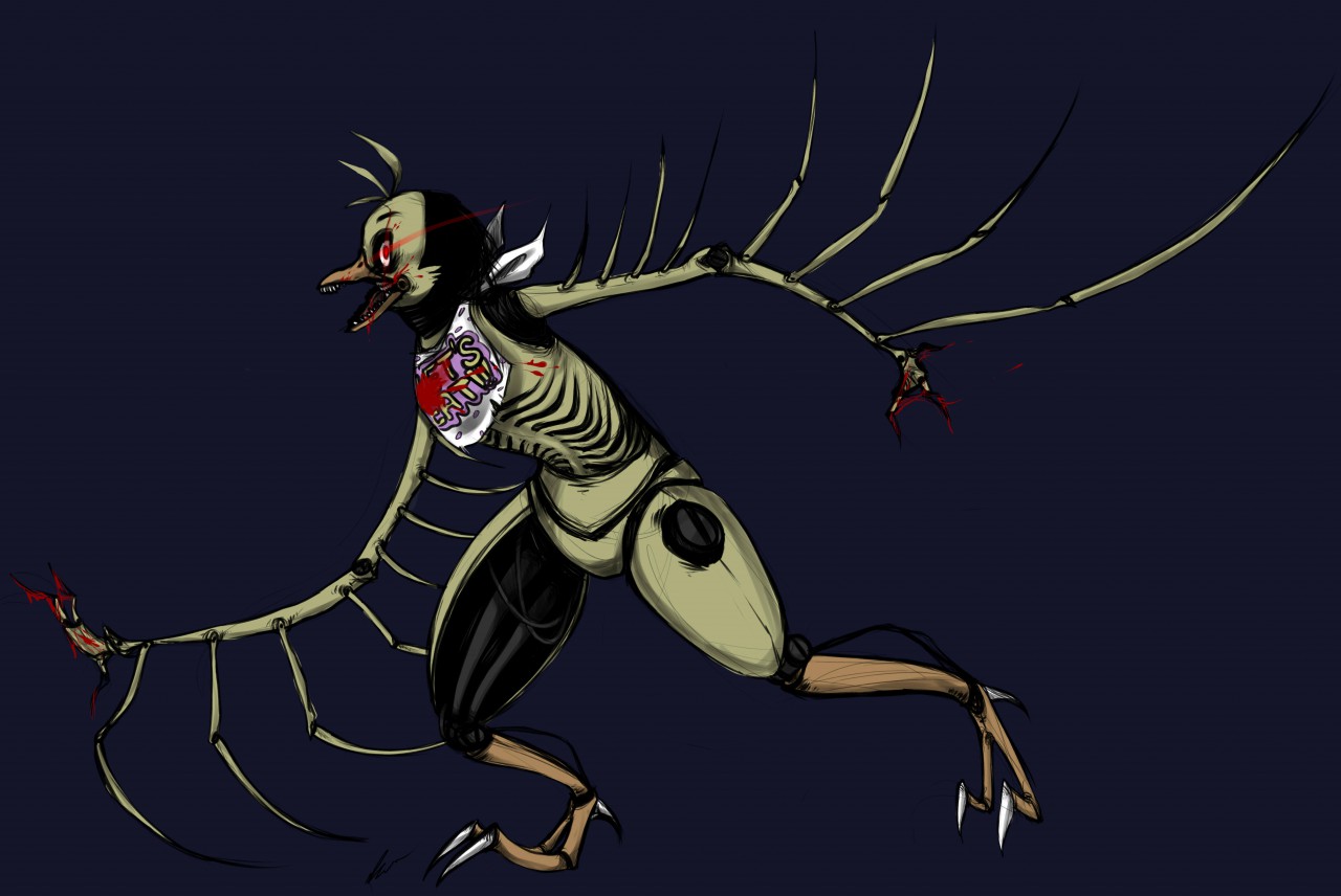 Nightmare chica  Nightmare, Fnaf, Fan art