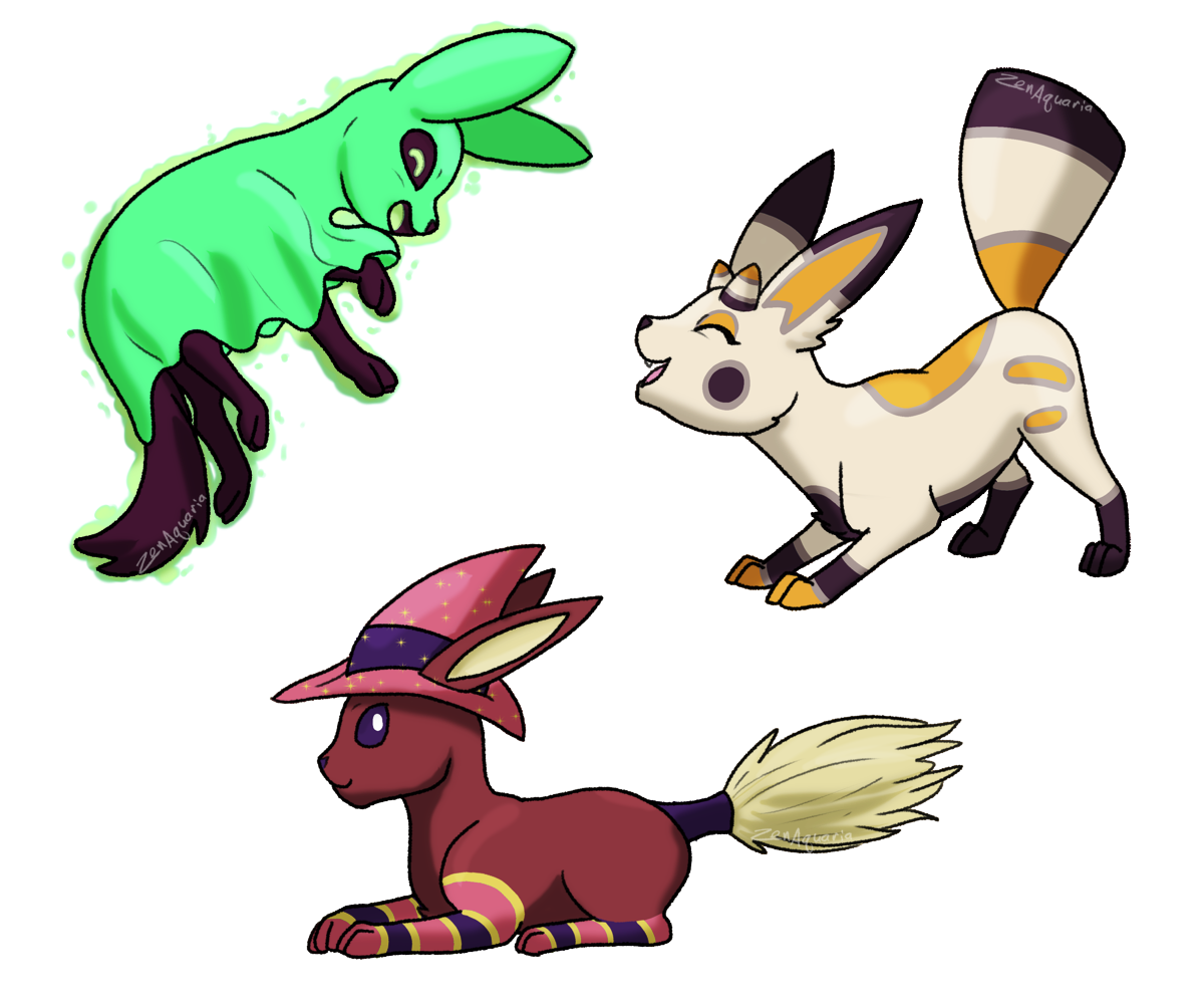 Palette Swapped Eeveelutions - Pokémemes - Pokémon, Pokémon GO