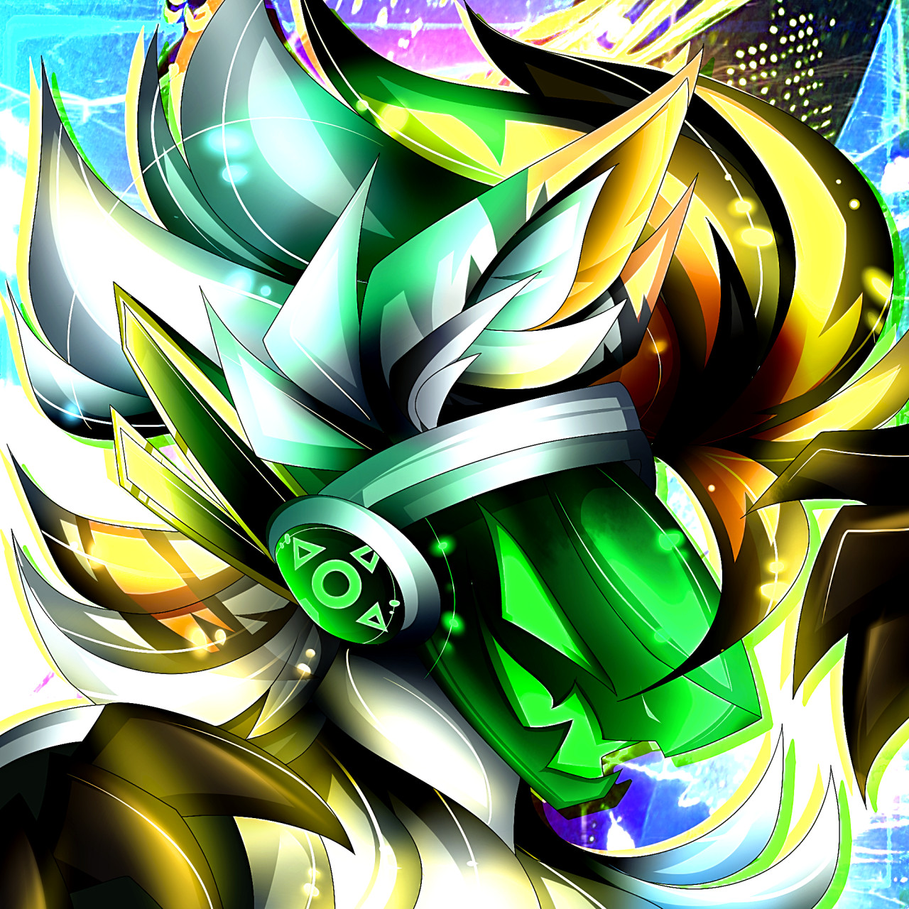 Protogen head art by Zephyrrcue -- Fur Affinity [dot] net