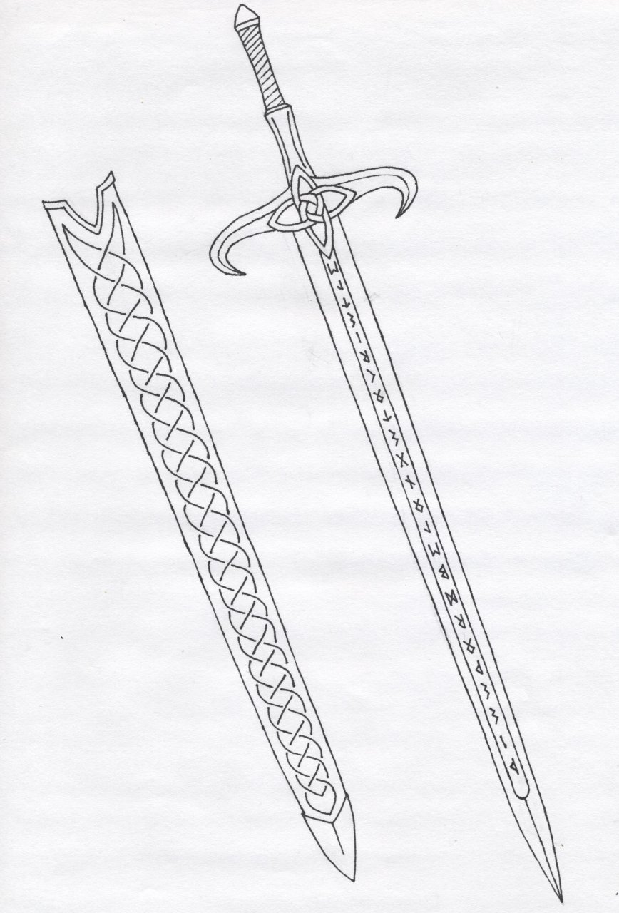 Sword and Scabbard, Celtic