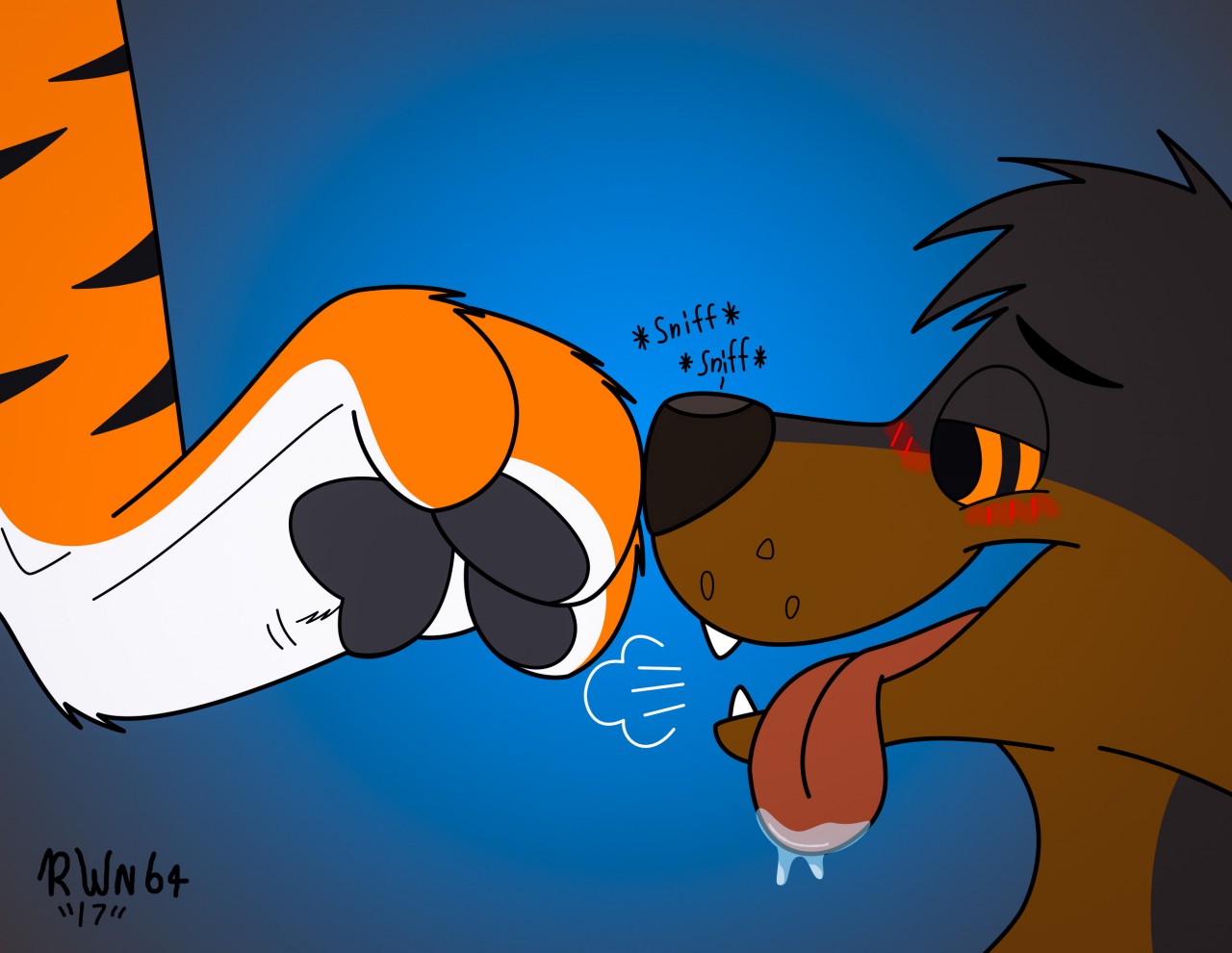 Orange-Pawed by Ranierfoxy -- Fur Affinity [dot] net