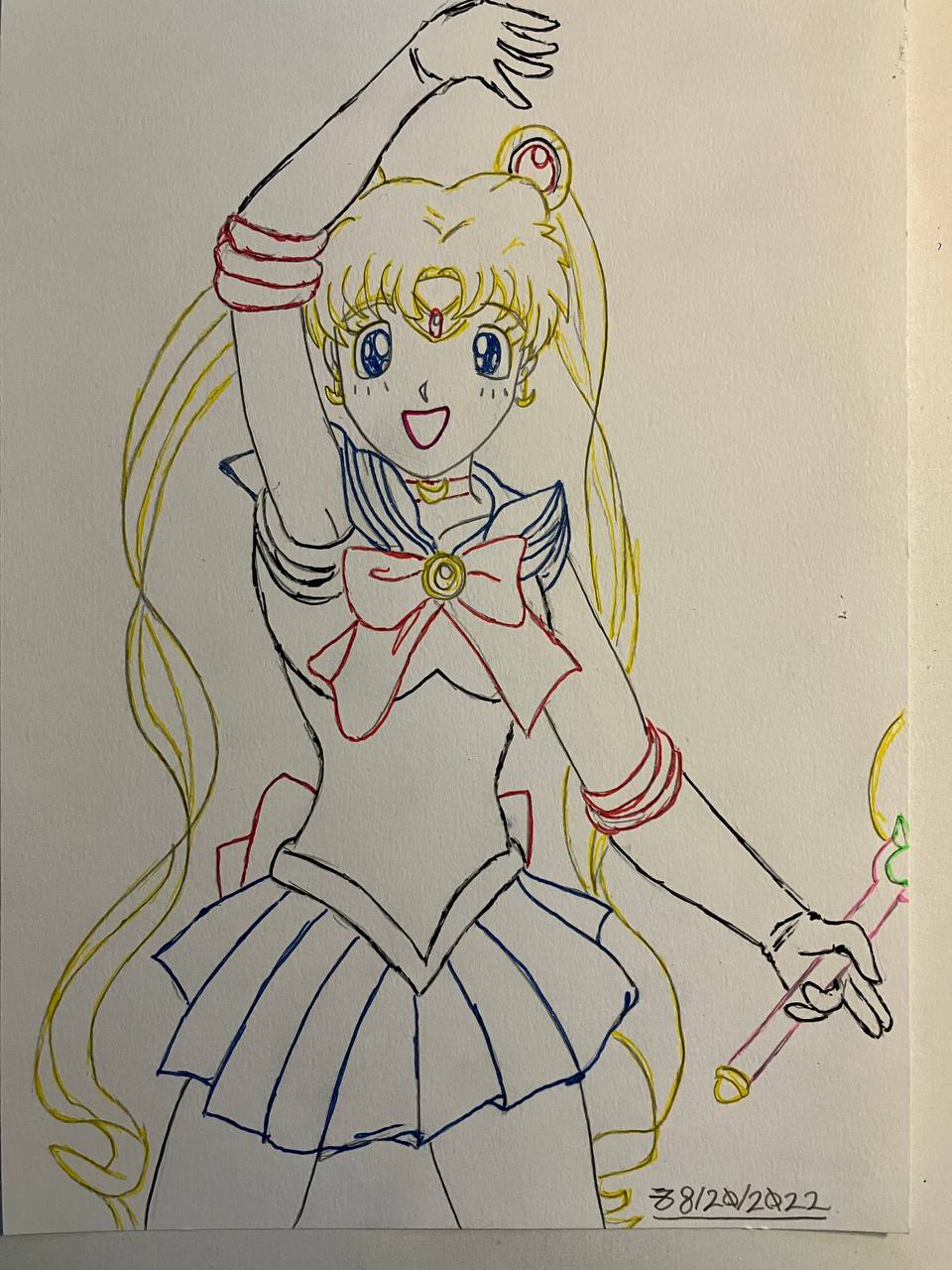 Sailor Moon sketch 01 by zerohenry -- Fur Affinity [dot] net