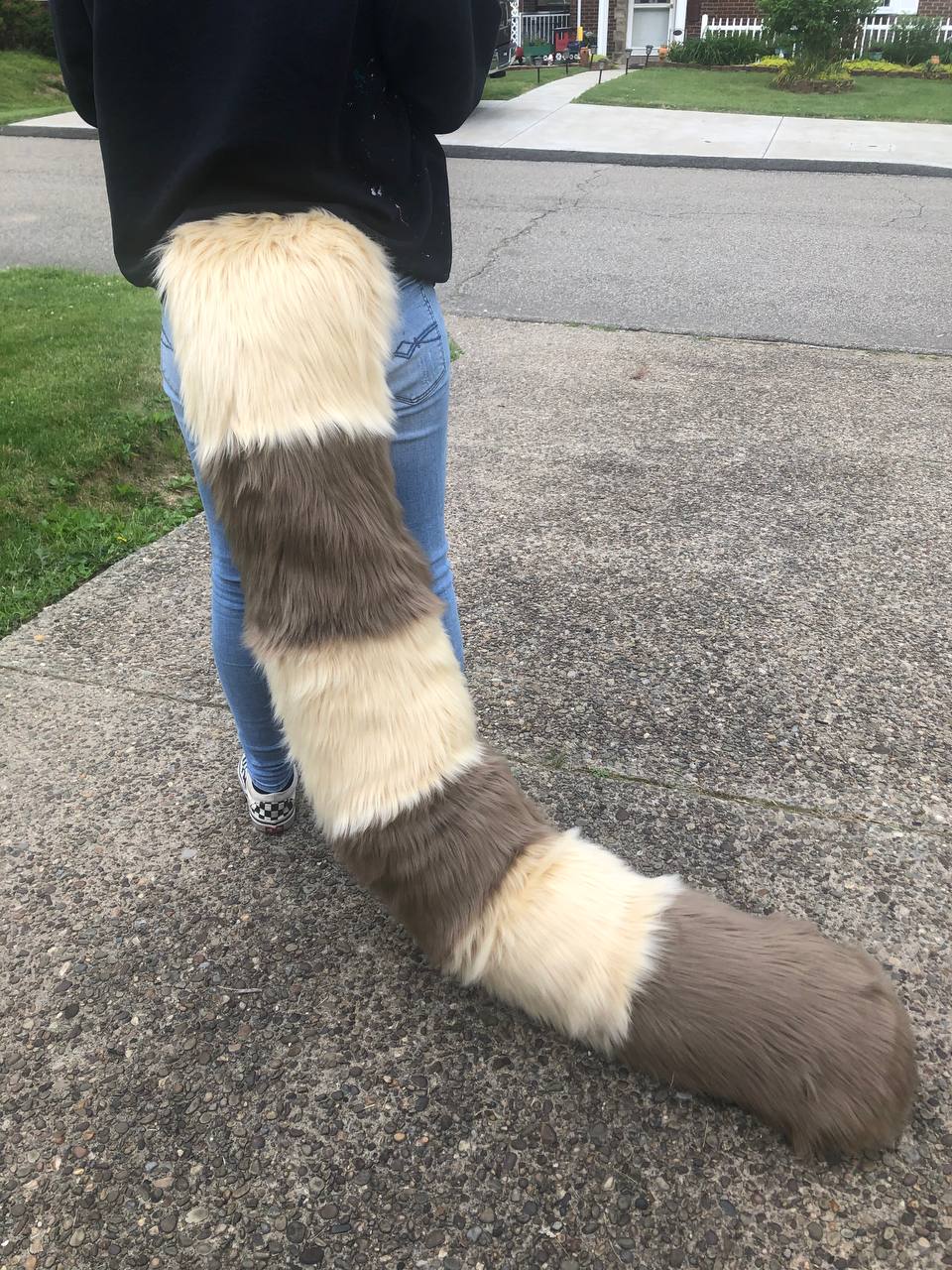 Brown online fursuit tail