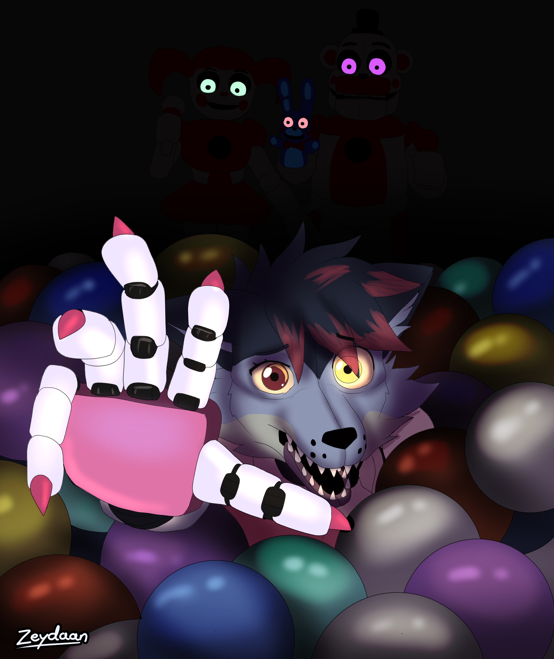 Here is a render i did for Fnaf Help Wanted's birthday! Hope you