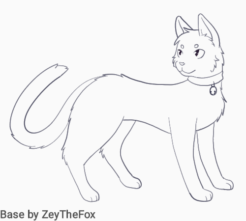 Cat Icon Base Digital Download Lineart Make Your (Download Now) 