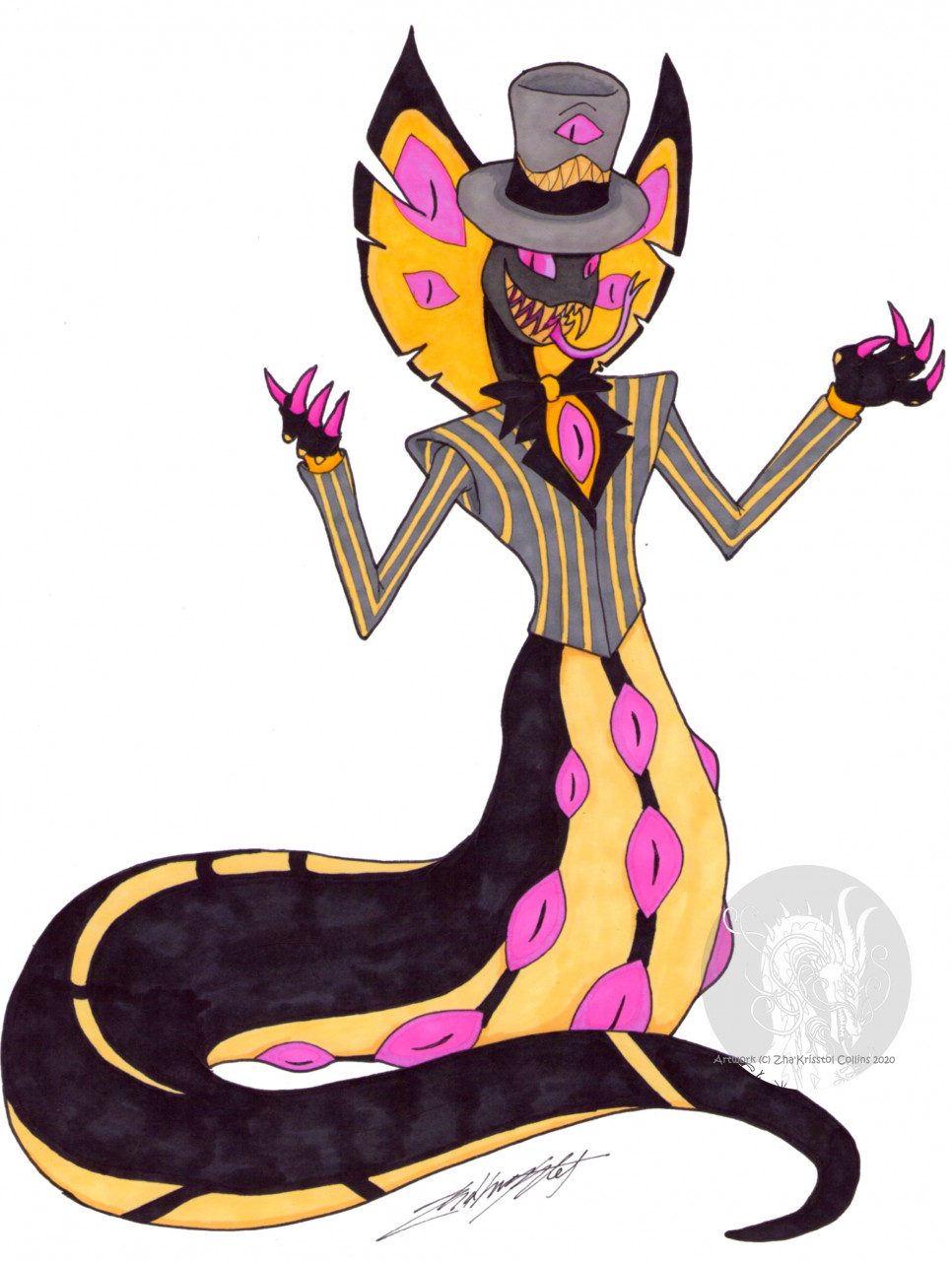 Sir Pentious - Hazbin Hotel fanart by ZhaKrisstol -- Fur Affinity [dot] net