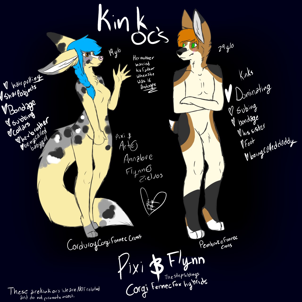 Kink OCs or TMI is fun for everyone by Zielvos -- Fur Affinity [dot] net