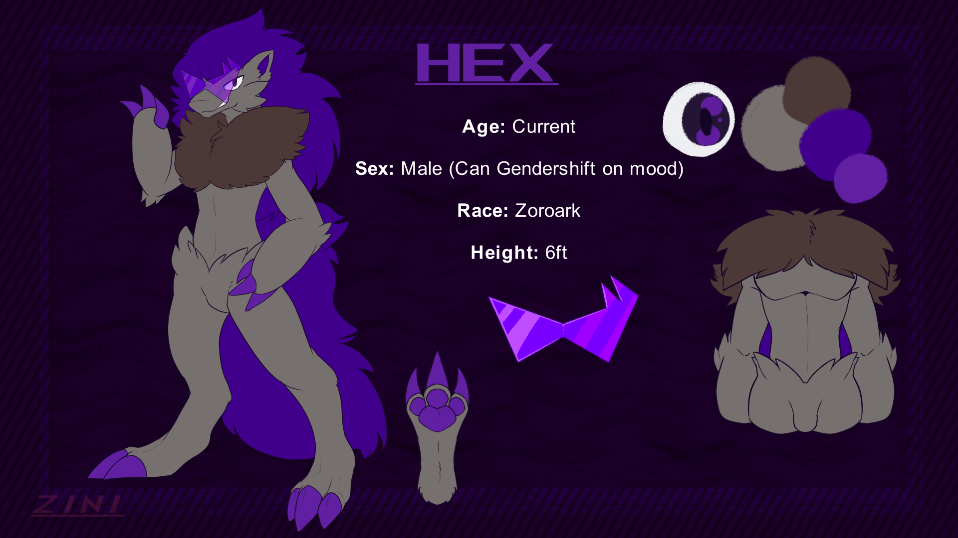 C] Hex Refsheet [1/3] by Zini -- Fur Affinity [dot] net