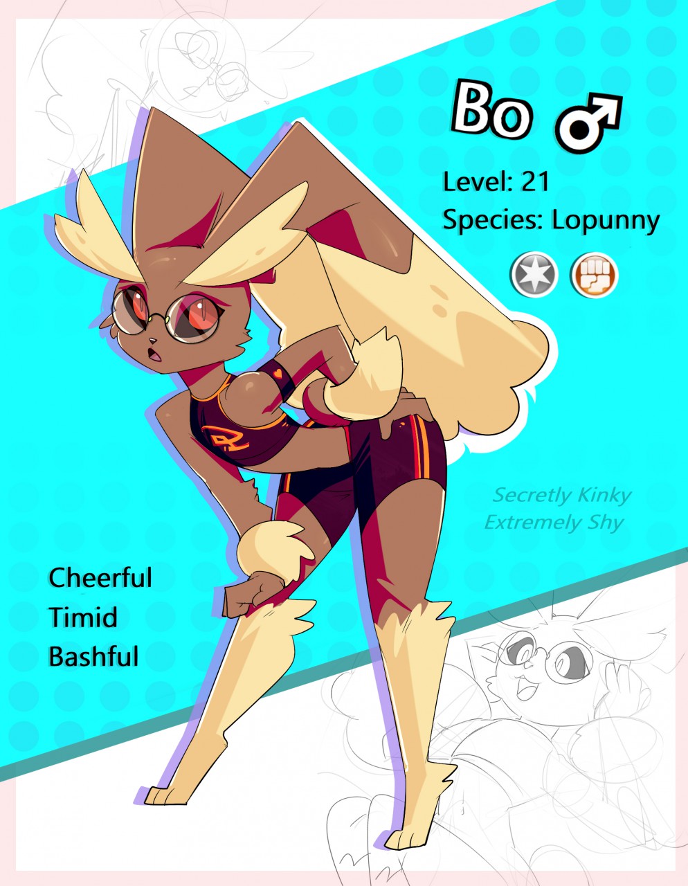Lopunny OC by Zinnick -- Fur Affinity [dot] net