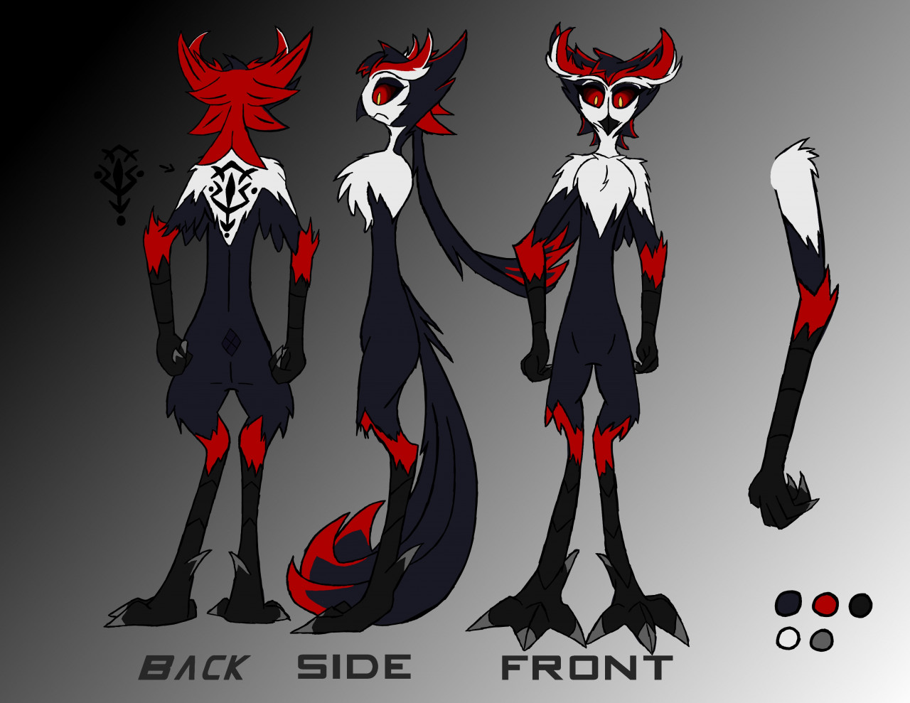 Ref Sheet Dusk by Zirrack -- Fur Affinity [dot] net