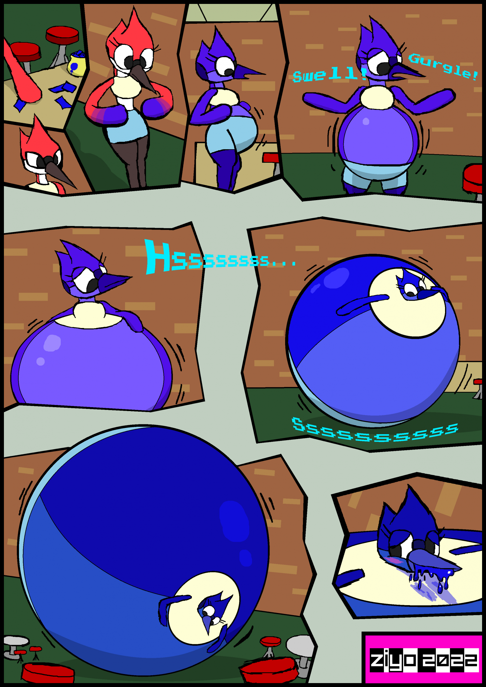 Request) Margaret becomes a blueberry by ZiyoStreetSoul -- Fur Affinity  [dot] net