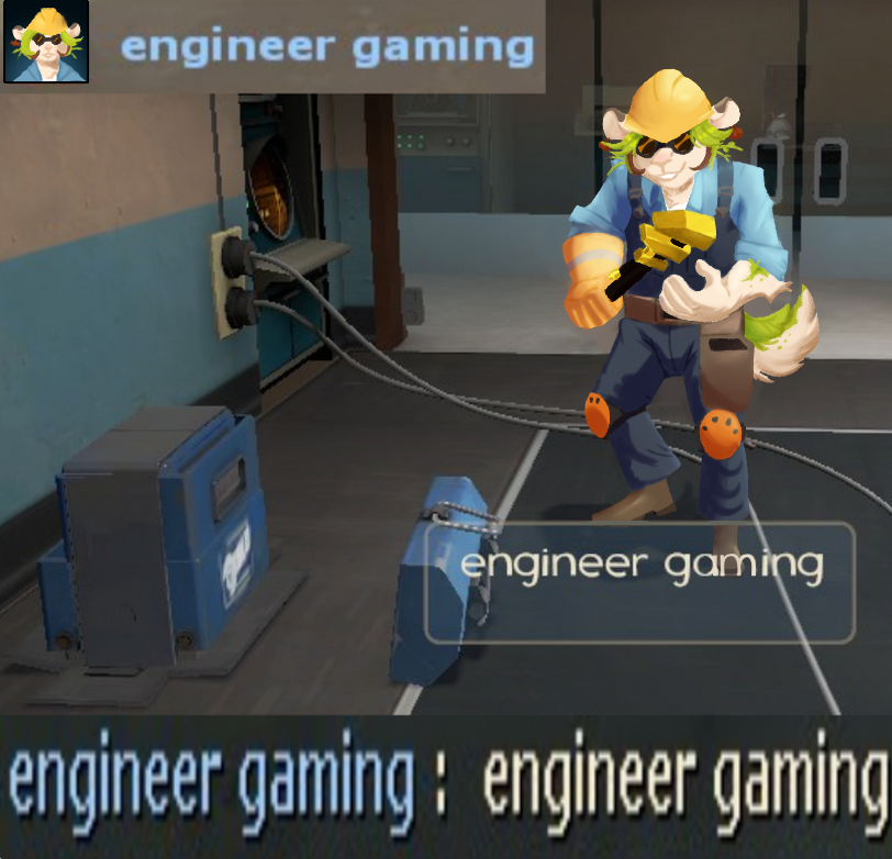 Engineer gaming by Fatfox4ever25 -- Fur Affinity [dot] net