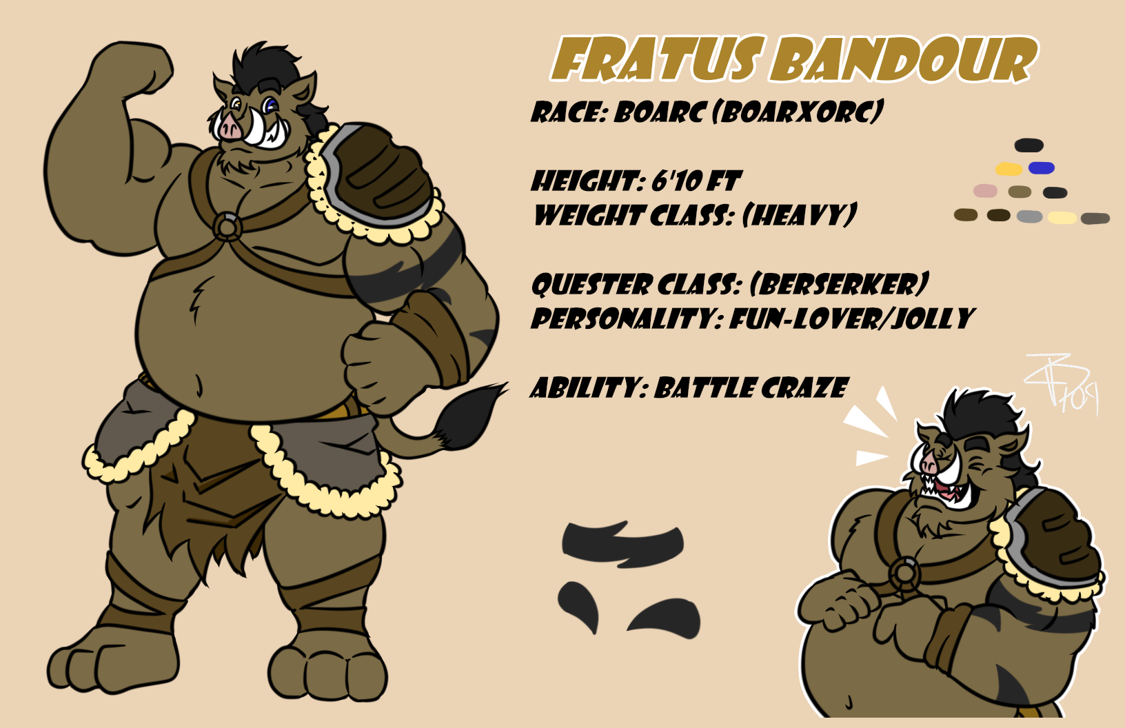 Fratus Bandour Reference by ZodiacDamien109 -- Fur Affinity [dot] net