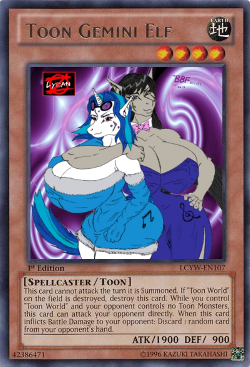 Gemini Elf - MLP CARD by ZoeLycan -- Fur Affinity [dot] net