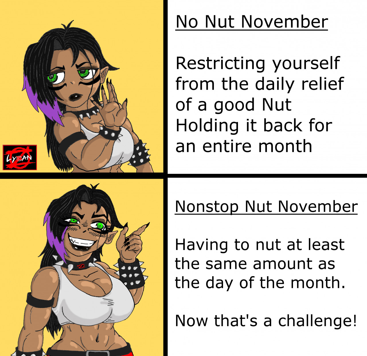 NonStop Nut November Challenge by ZoeLycan -- Fur Affinity [dot] net