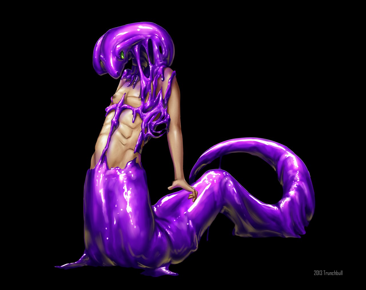 Giant latex Snake transformation part 1. Click to change the View. 