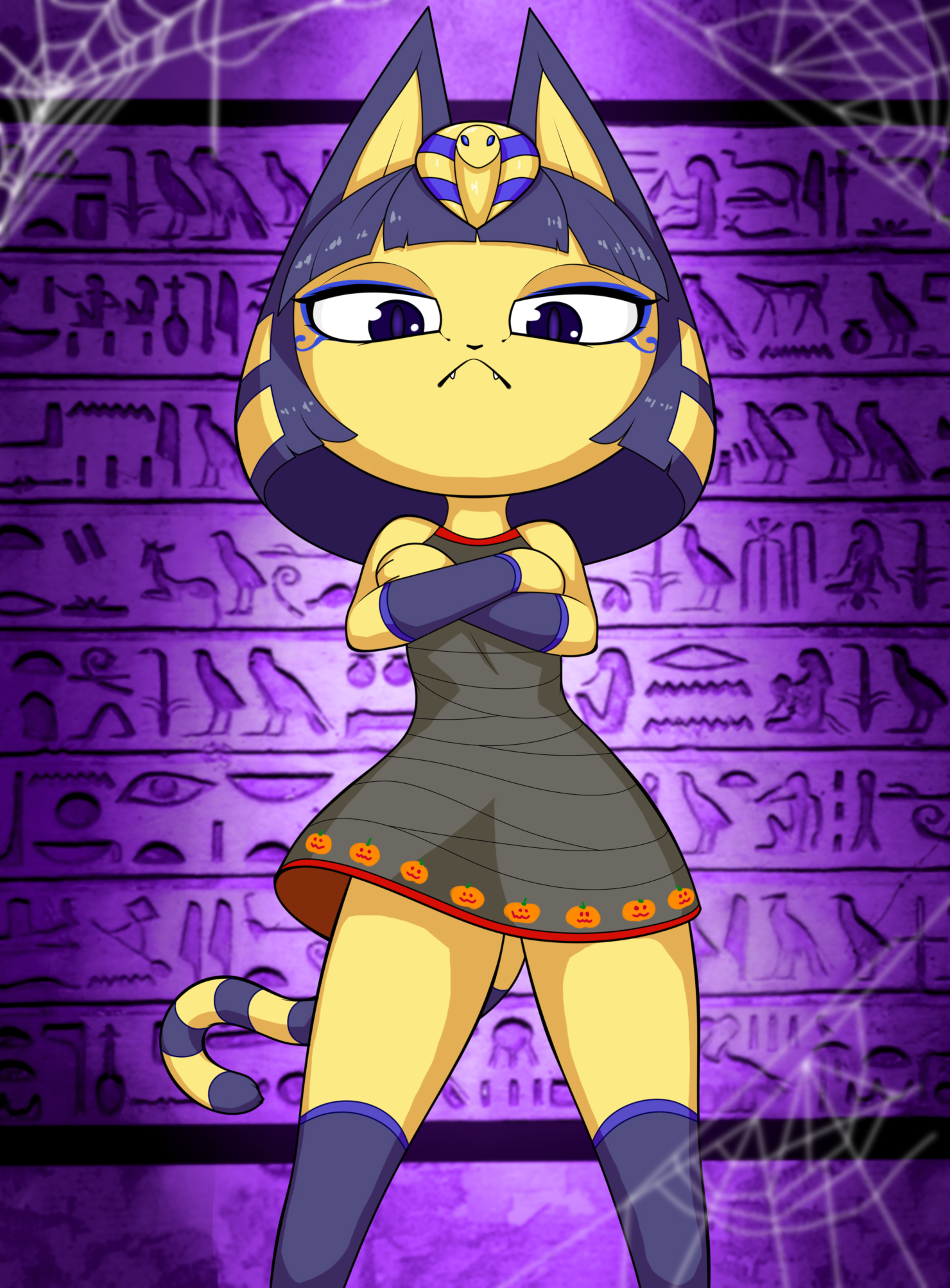 Ankha dance (Halloween version 1) by ZoMboT -- Fur Affinity [dot] net