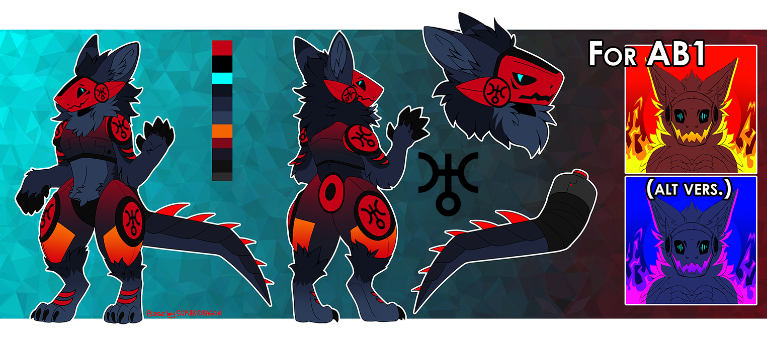 Demonic Protogen adoptable auction [CLOSED] by ZoomkaWoker -- Fur Affinity  [dot] net