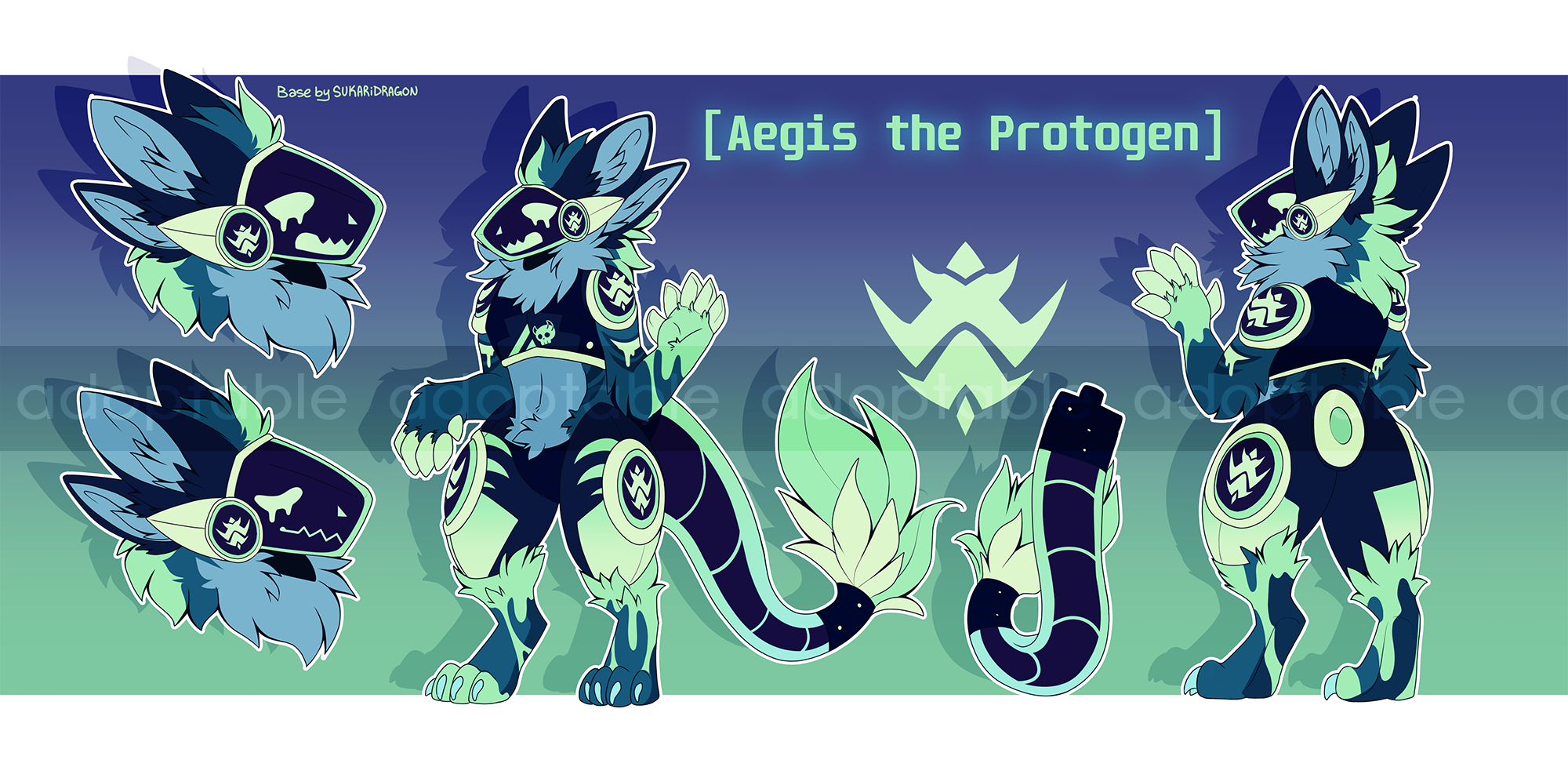 AI Art: Protogen Pokemon by @anonymous-1632068792338128267