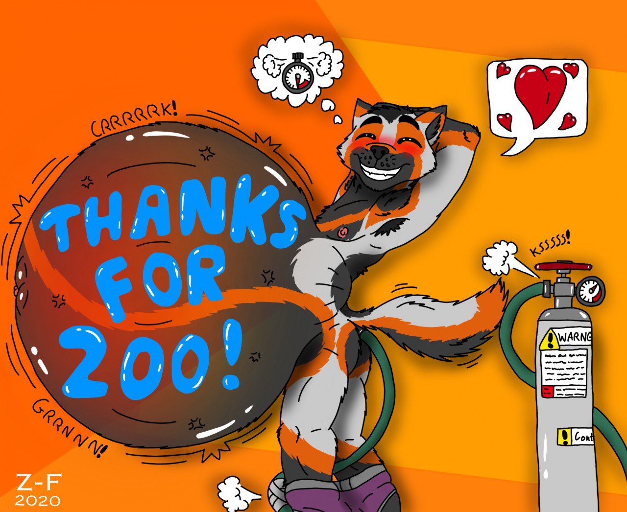 Thanks for 200! (Twitter) by ZotharFangmeir -- Fur Affinity [dot] net