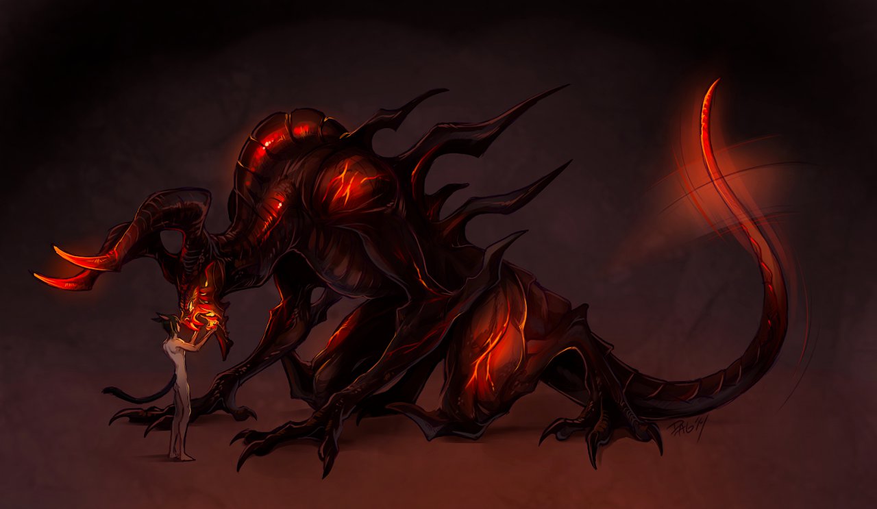 Flamenta, the Demonic Dragon by oSpyx -- Fur Affinity [dot] net