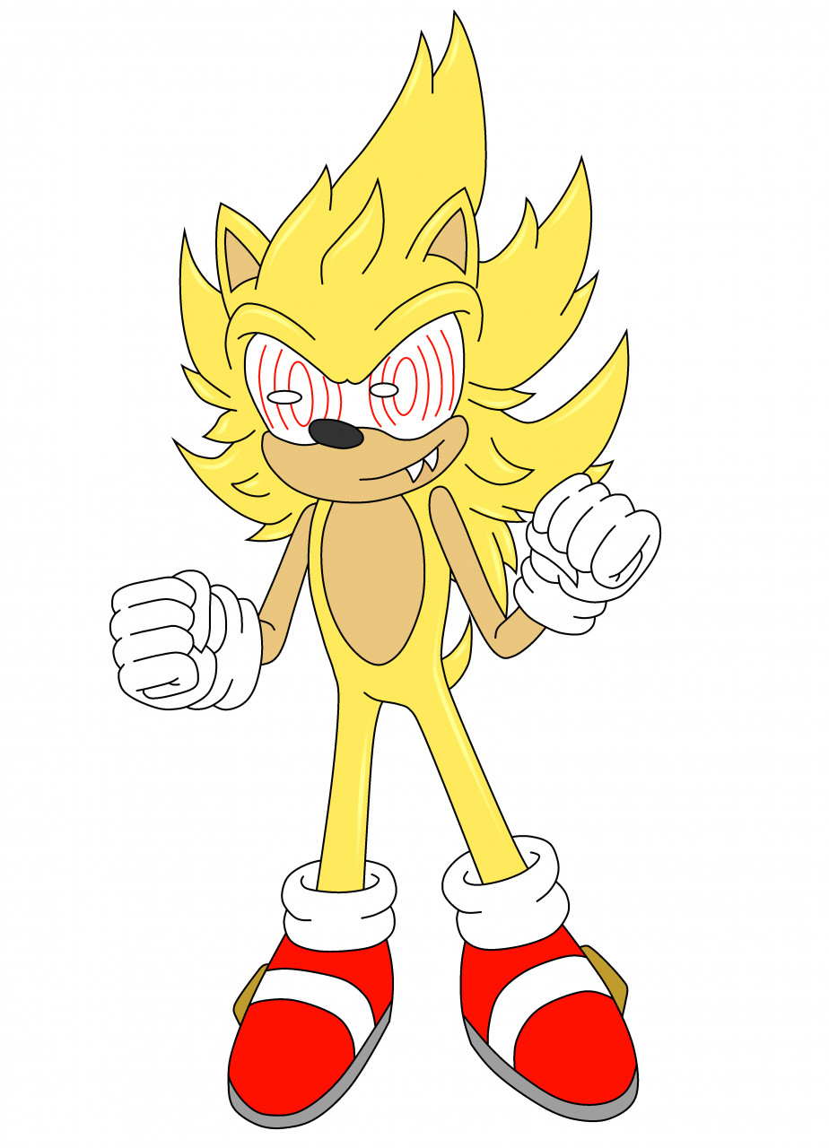 Fleetway Sonic by stewthepooh -- Fur Affinity [dot] net