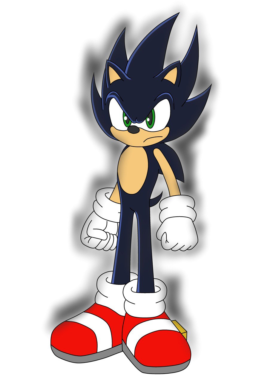 Dark Sonic (Sonic X) by Ztephan-X -- Fur Affinity [dot] net