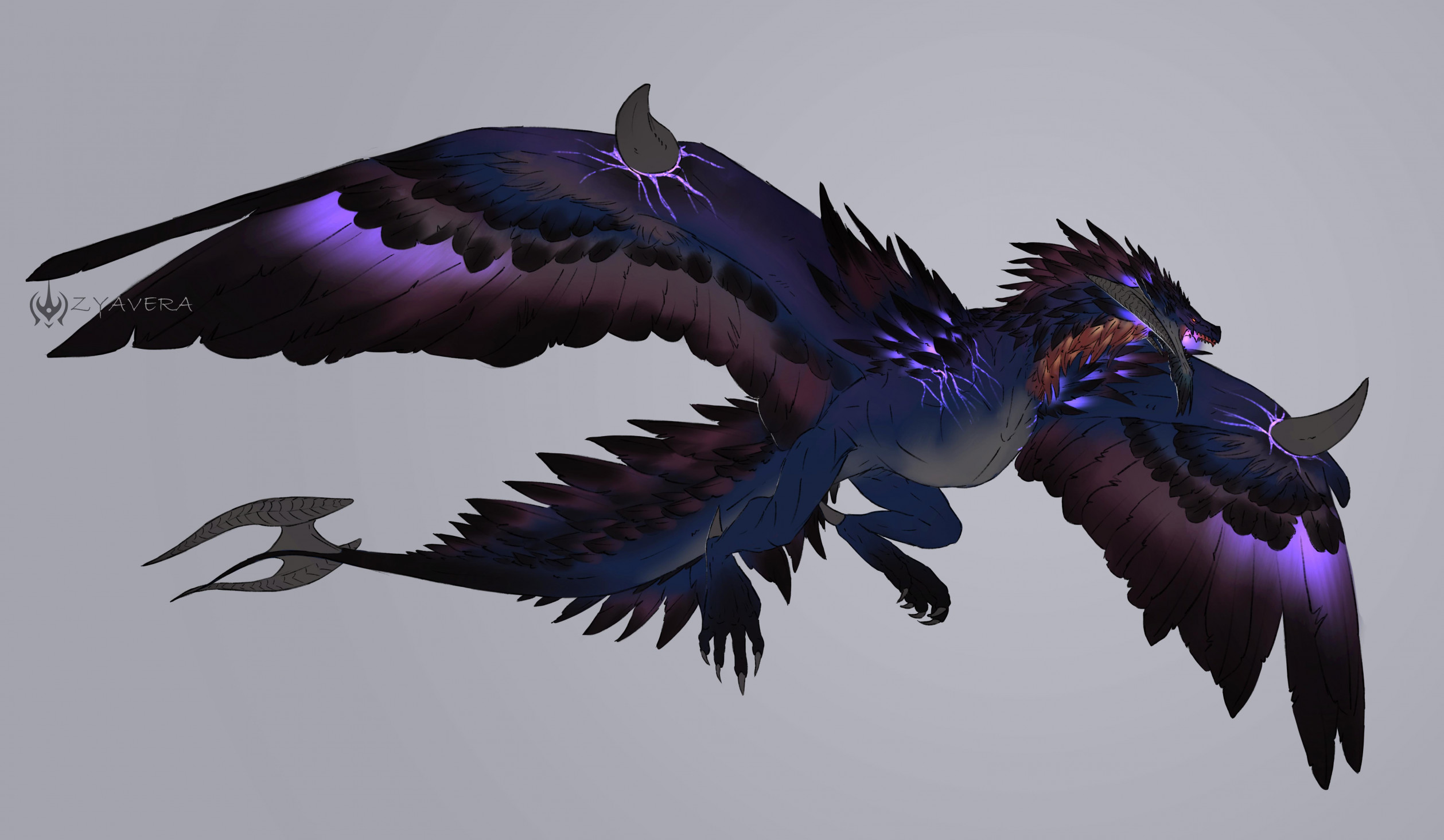 Lightning Wyvern By Zyavera Fur Affinity Dot Net