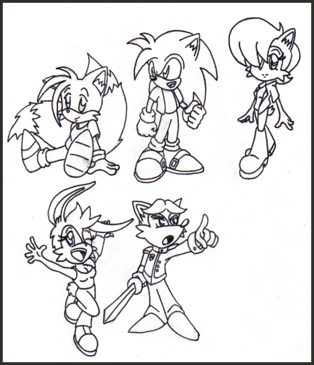 Sonic Minis by zyote -- Fur Affinity [dot] net