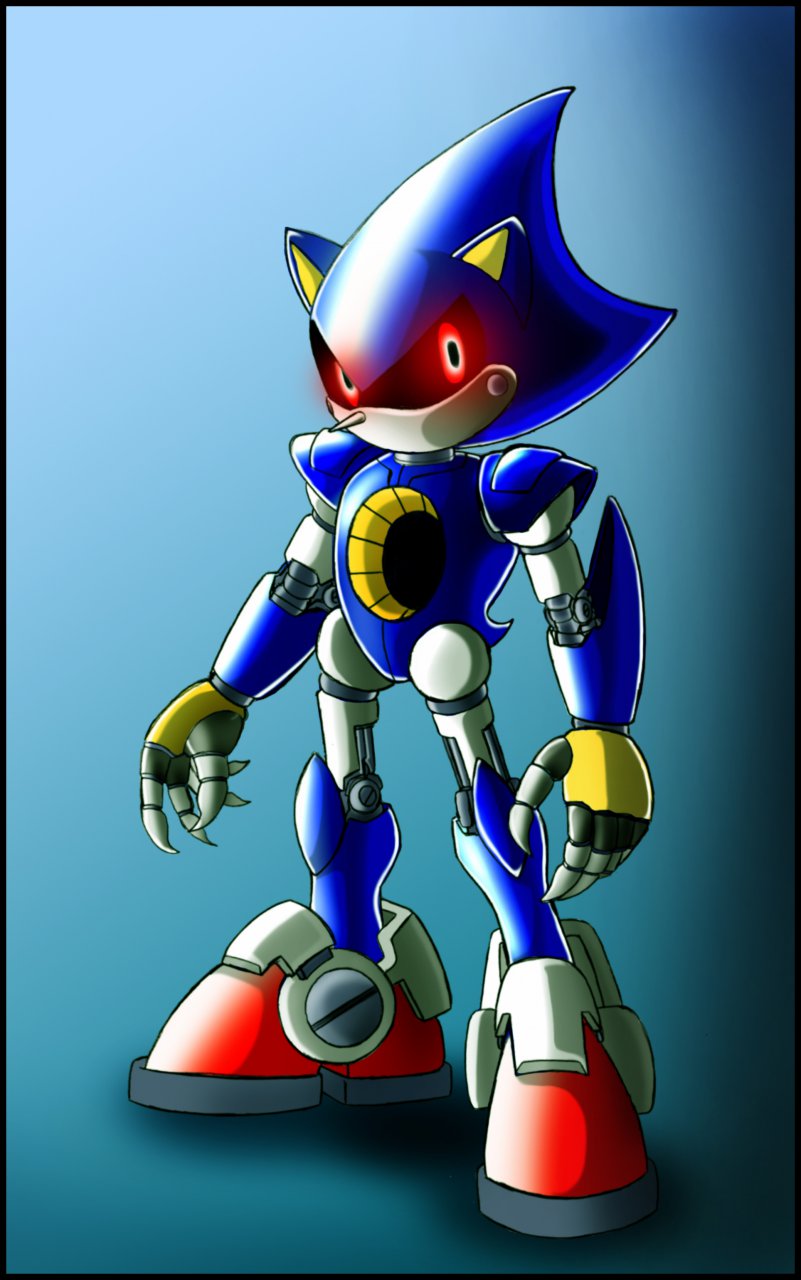 Mecha sonic redesign by zyote -- Fur Affinity [dot] net