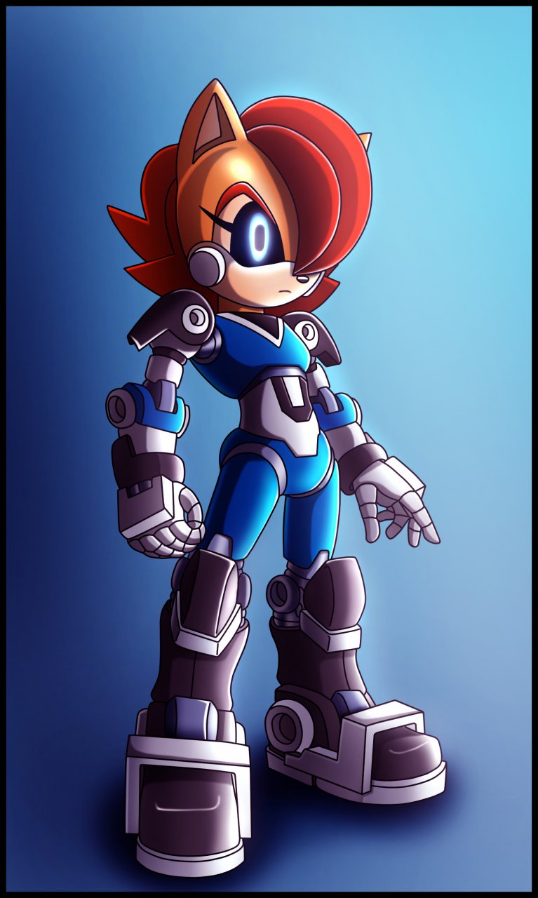 Mecha sonic redesign by zyote -- Fur Affinity [dot] net