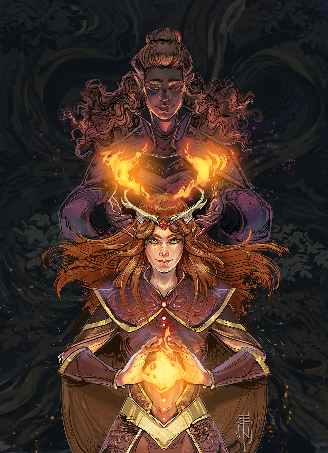 fanart Keyleth -- The Legend Of Vox Machina by zzombiecat -- Fur 