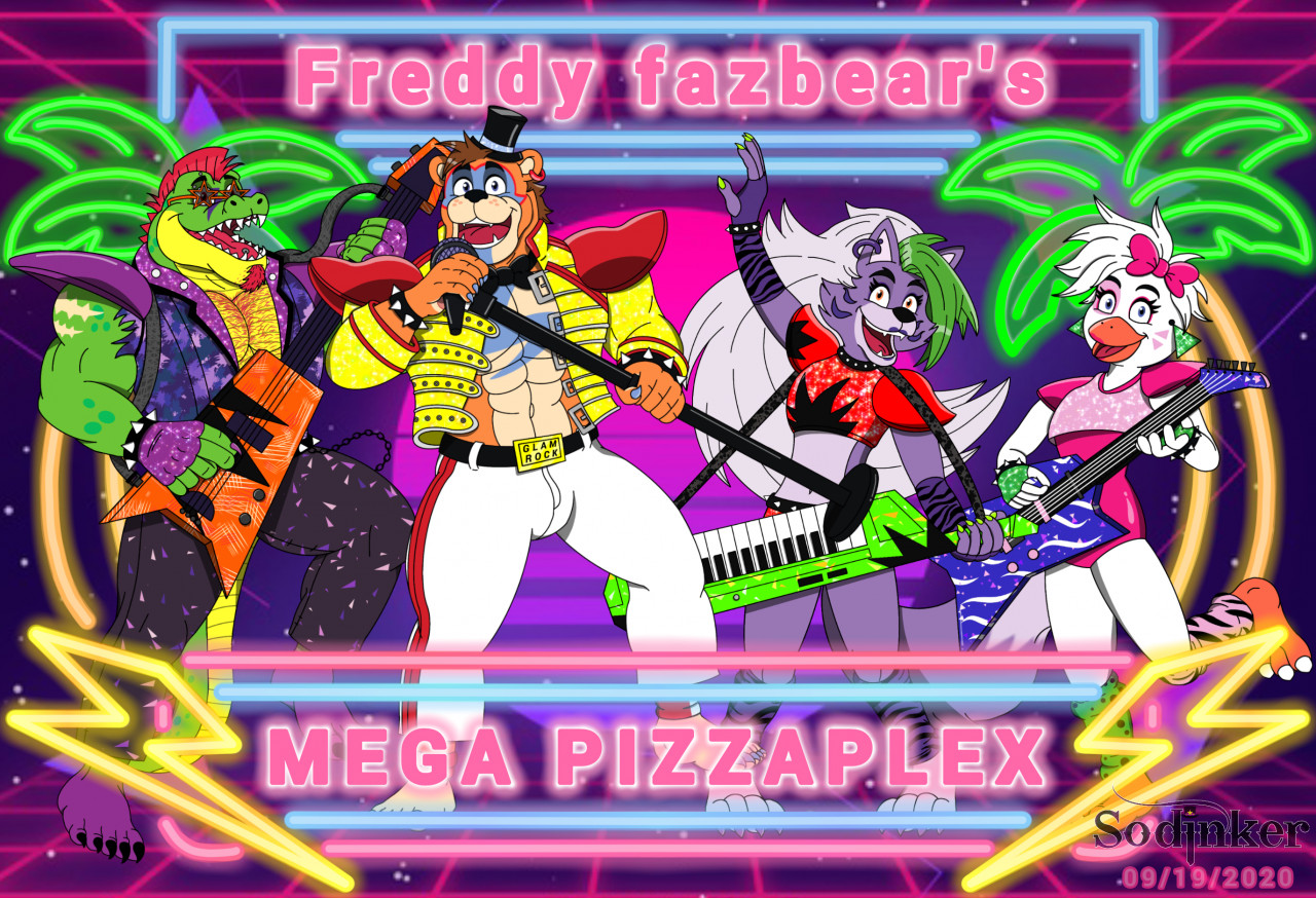 Glamrock freddy poster